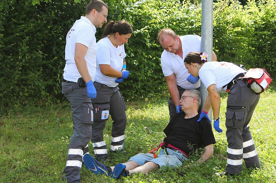 Szene vom Landesentscheid der Bereitschaften im DRK-LV BW vom 28.6.2025